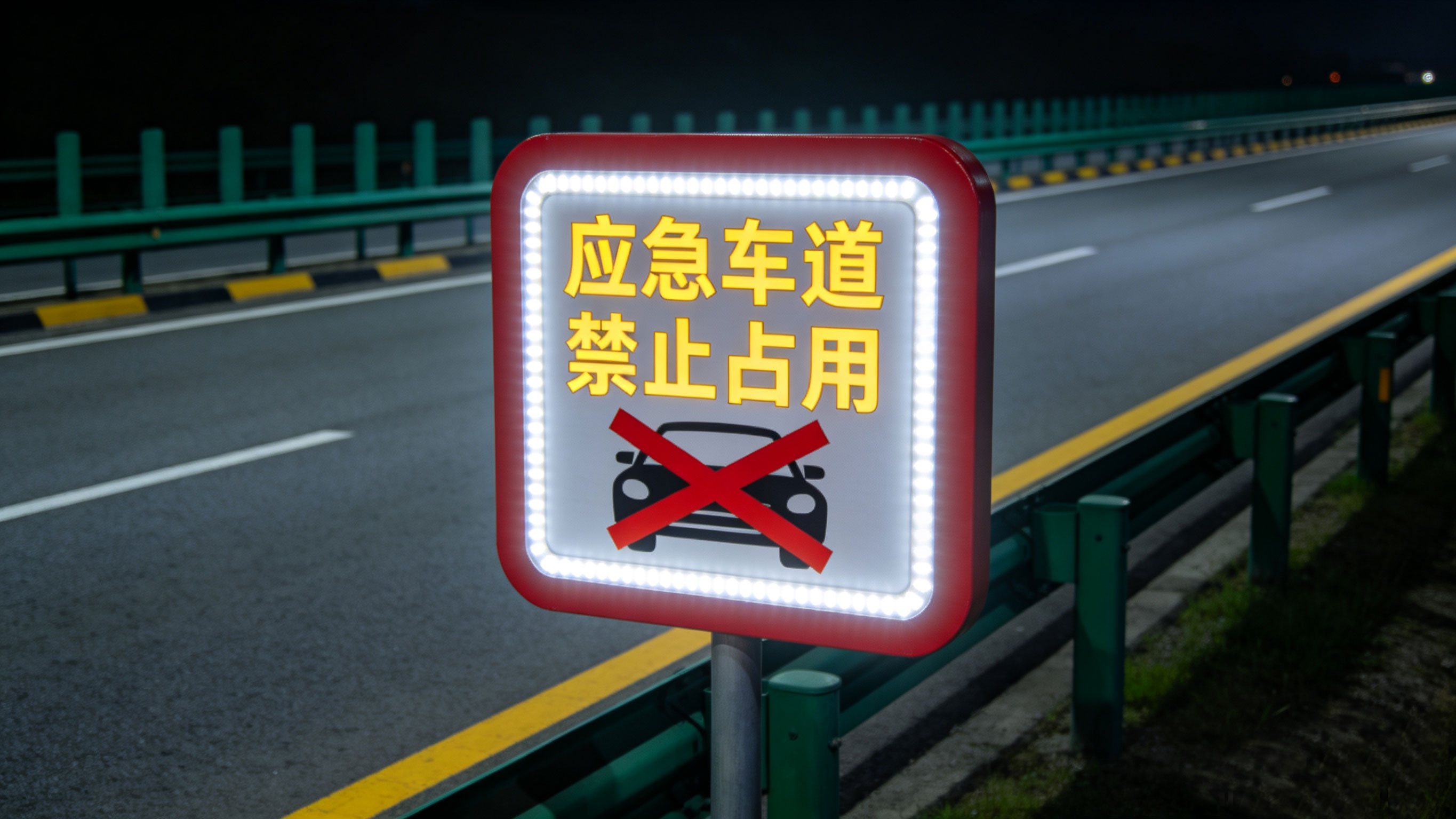 應(yīng)急車(chē)道占空提示發(fā)光標(biāo)志